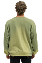 Retro WINDSURF JUMP RELAXED CREW SWEATSHIRT - FADED ARMY