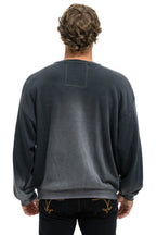 Retro WINDSURF JUMP RELAXED CREW SWEATSHIRT - FADED SMOKE