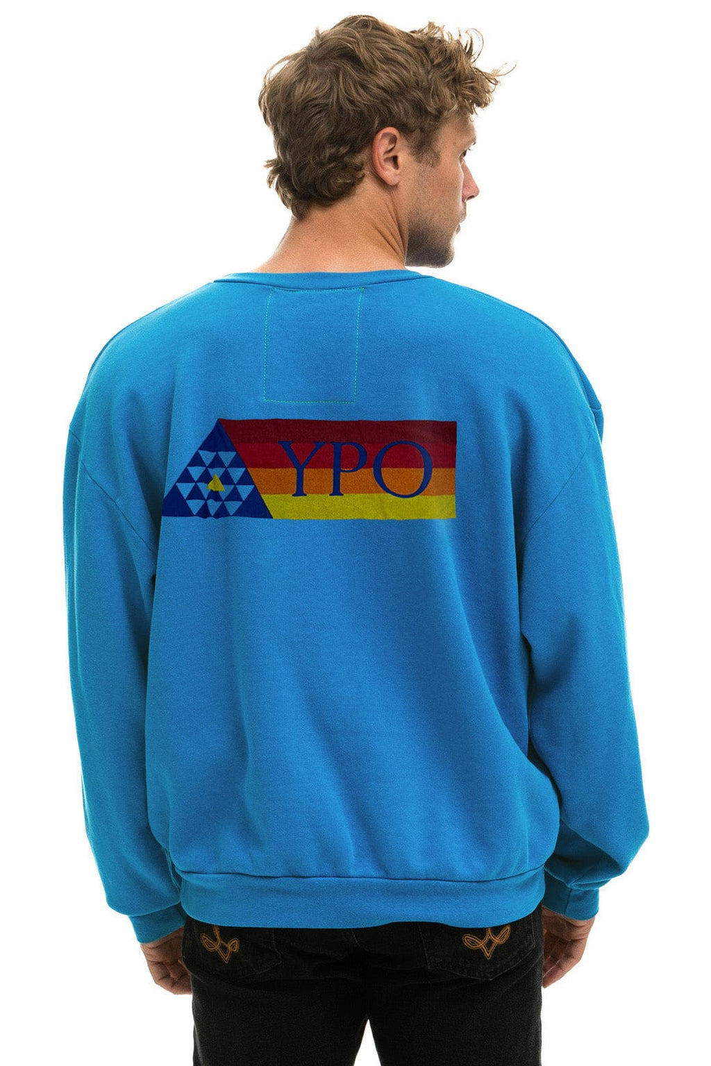 Retro YPO 24 RELAXED CREW SWEATSHIRT - COBALT
