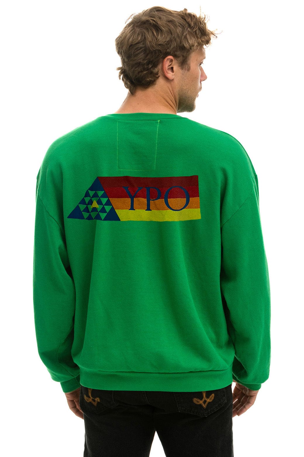 Retro YPO 24 RELAXED CREW SWEATSHIRT - KELLY GREEN