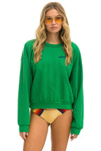 Retro YPO 24 RELAXED CREW SWEATSHIRT - KELLY GREEN