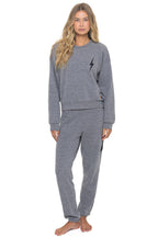 Retro BOLT STITCH RELAXED CREW SWEATSHIRT - HEATHER GREY