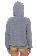 Retro BOLT STITCH RELAXED PULLOVER HOODIE - HEATHER GREY