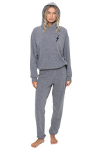 Retro BOLT STITCH RELAXED PULLOVER HOODIE - HEATHER GREY