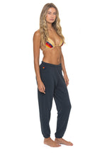 Retro BOLT STITCH SWEATPANTS - CHARCOAL