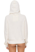 Retro NINJA PULLOVER HOODIE - VINTAGE WHITE