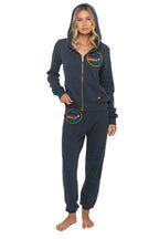 Retro AVIATOR NATION VENICE HOODIE - CHARCOAL