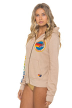 Retro AVIATOR NATION VENICE HOODIE - SAND