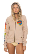 Retro AVIATOR NATION VENICE HOODIE - SAND