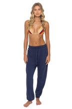 Retro 5 STRIPE SWEATPANTS - NAVY
