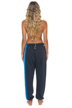 Retro 5 STRIPE SWEATPANTS - CHARCOAL BLUE