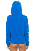 Retro DISCO ZIP HOODIE - OCEAN