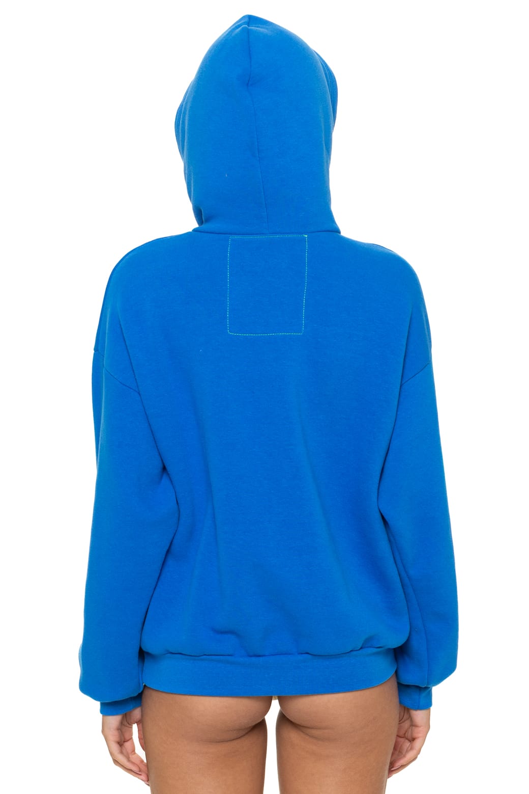 Retro 5 STRIPE RELAXED PULLOVER HOODIE - OCEAN