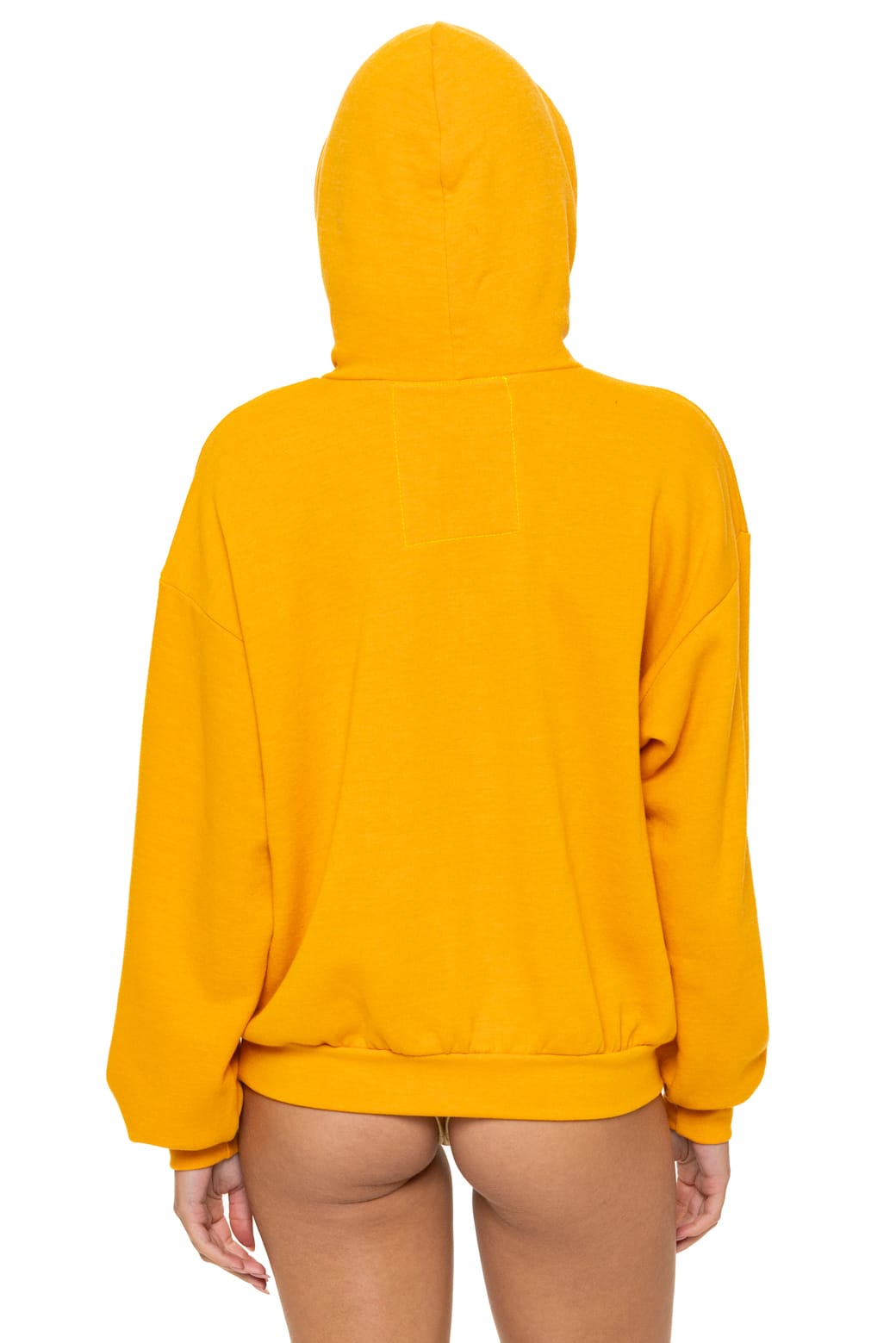 Retro 5 STRIPE RELAXED PULLOVER HOODIE - VINTAGE GOLD