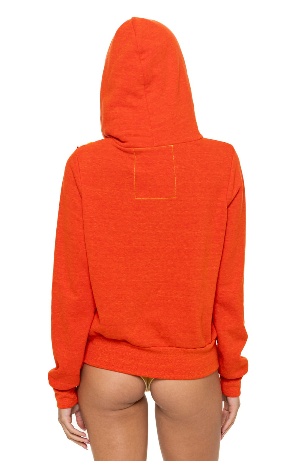 Retro DISCO ZIP HOODIE - VINTAGE ORANGE