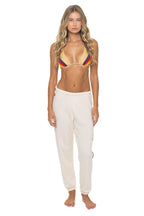 Retro BOLT STITCH SWEATPANTS - VINTAGE WHITE