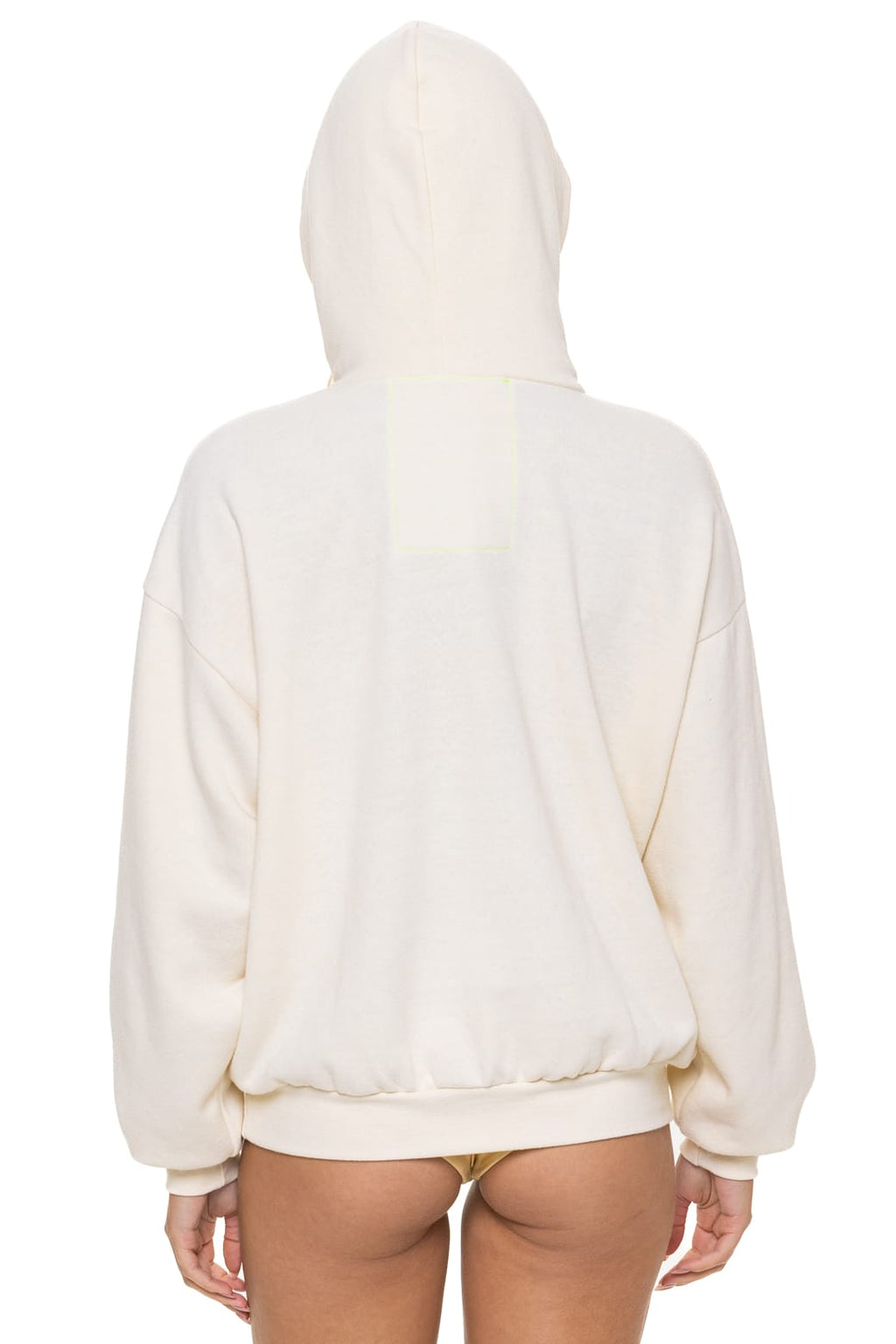 Retro BOLT STITCH RELAXED PULLOVER HOODIE - VINTAGE WHITE