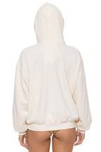 Retro BOLT STITCH RELAXED PULLOVER HOODIE - VINTAGE WHITE