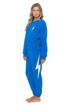 Retro BOLT STITCH RELAXED CREW SWEATSHIRT - OCEAN WHITE