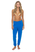 Retro BOLT STITCH SWEATPANTS - OCEAN WHITE