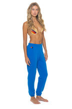Retro BOLT STITCH SWEATPANTS - OCEAN WHITE