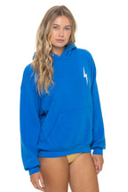 Retro BOLT STITCH RELAXED PULLOVER HOODIE - OCEAN WHITE