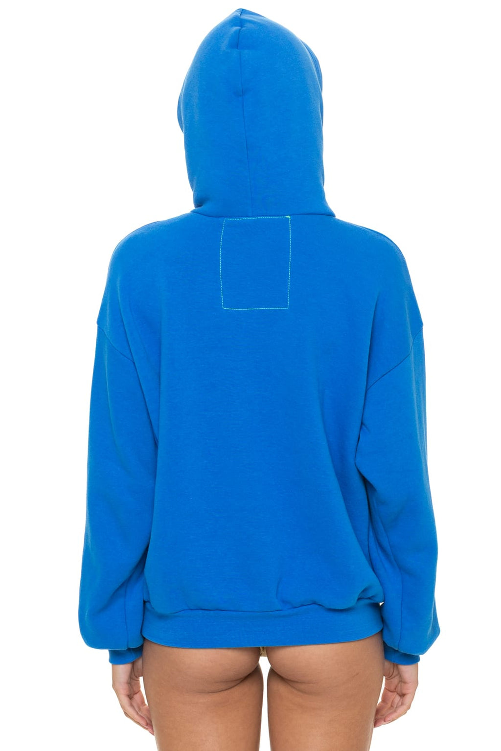 Retro BOLT STITCH RELAXED PULLOVER HOODIE - OCEAN WHITE