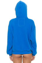 Retro BOLT STITCH RELAXED PULLOVER HOODIE - OCEAN WHITE