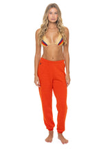 Retro BOLT STITCH SWEATPANTS - VINTAGE ORANGE WHITE