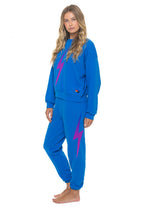 Retro BOLT FADE SWEATPANTS - OCEAN PINK PURPLE
