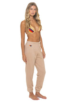 Retro BOLT FADE SWEATPANTS - SAND PINK PURPLE