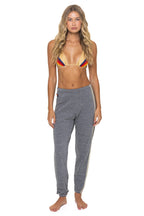Retro 5 STRIPE SWEATPANTS - HEATHER GREY GREY