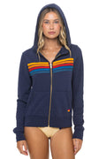 Retro 5 STRIPE HOODIE - NAVY