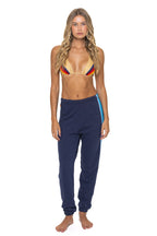 Retro 5 STRIPE SWEATPANTS - NAVY BLUE
