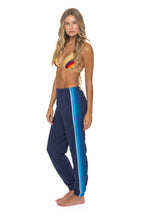 Retro 5 STRIPE SWEATPANTS - NAVY BLUE