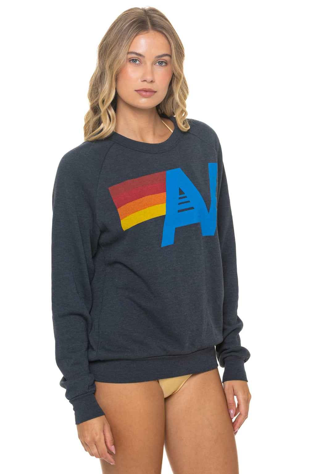 Retro LOGO SWEATSHIRT - CHARCOAL