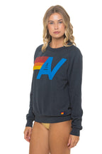 Retro LOGO SWEATSHIRT - CHARCOAL