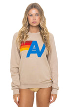 Retro LOGO SWEATSHIRT - SAND