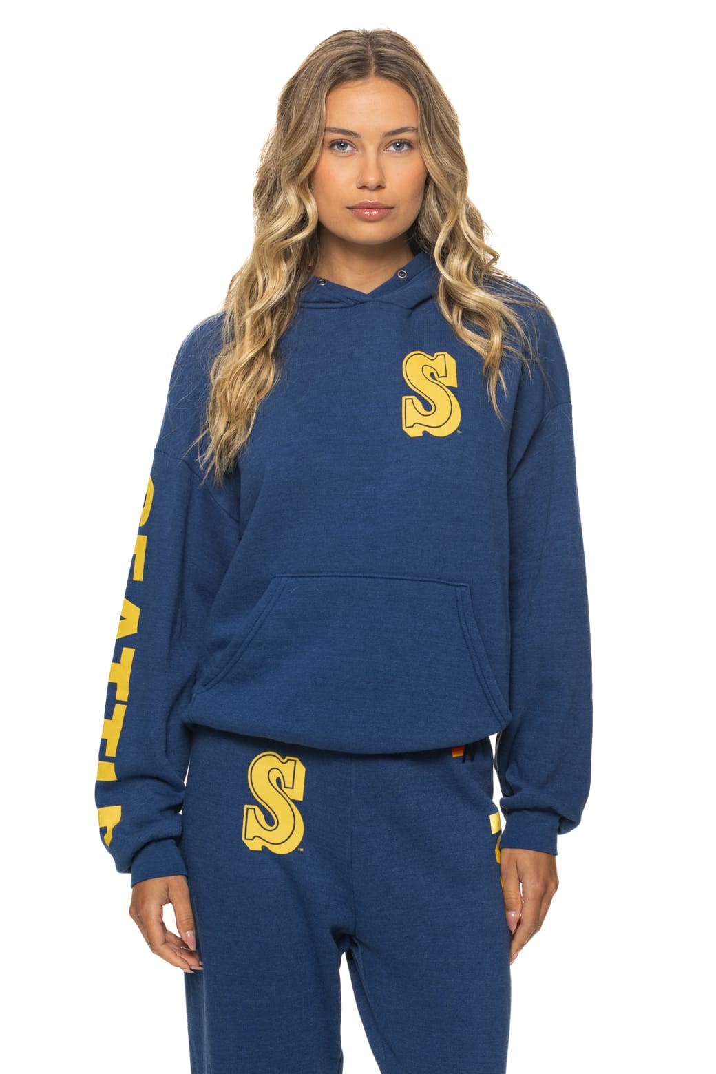 Retro SEATTLE MARINERS 2026 RELAXED PULLOVER HOODIE - ROYAL