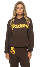 Retro SAN DIEGO PADRES 2026 RELAXED PULLOVER HOODIE - BROWN