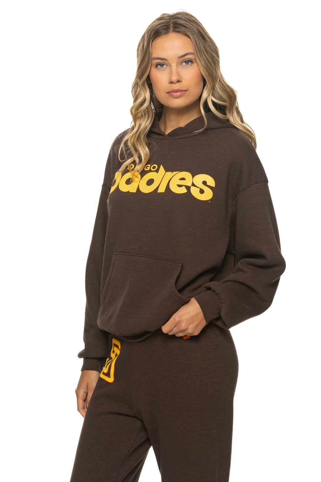 Retro SAN DIEGO PADRES 2026 RELAXED PULLOVER HOODIE - BROWN