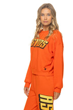 Retro HOUSTON ASTROS 2026 RELAXED CREW SWEATSHIRT - ORANGE