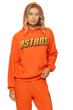 Retro HOUSTON ASTROS 2026 RELAXED PULLOVER HOODIE - ORANGE