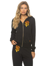 Retro SAN FRANCISCO GIANTS 2026 ZIP HOODIE - BLACK