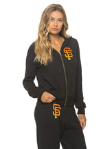 Retro SAN FRANCISCO GIANTS 2026 ZIP HOODIE - BLACK