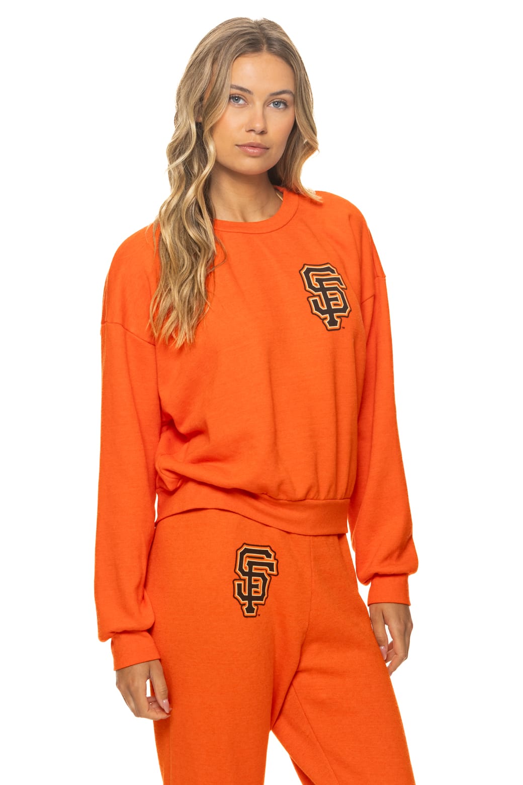 Retro SAN FRANCISCO GIANTS 2026 RELAXED CREW SWEATSHIRT - ORANGE