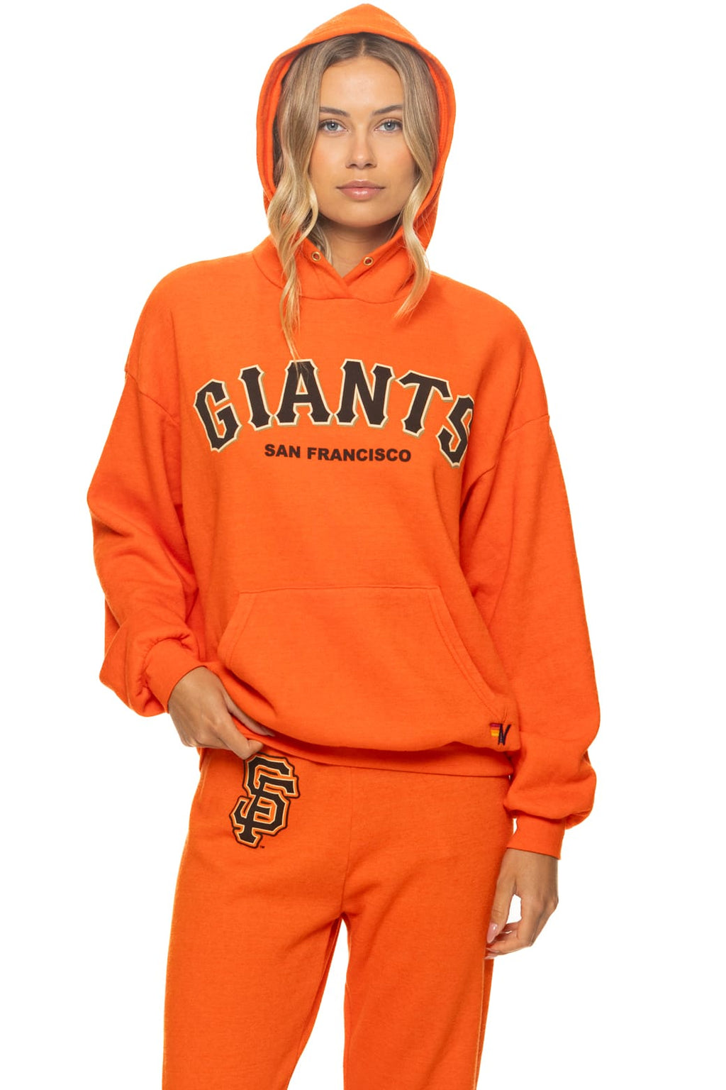 Retro SAN FRANCISCO GIANTS 2026 RELAXED PULLOVER HOODIE - ORANGE
