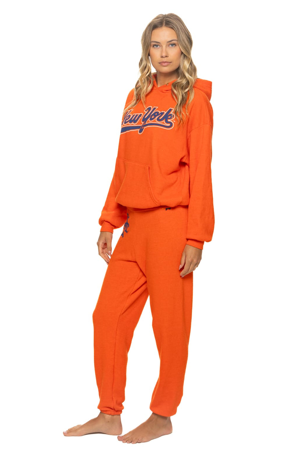 Retro NY METS 2026 UNISEX SWEATPANTS - ORANGE