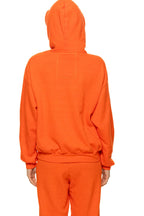 Retro NY METS 2026 RELAXED PULLOVER HOODIE - ORANGE