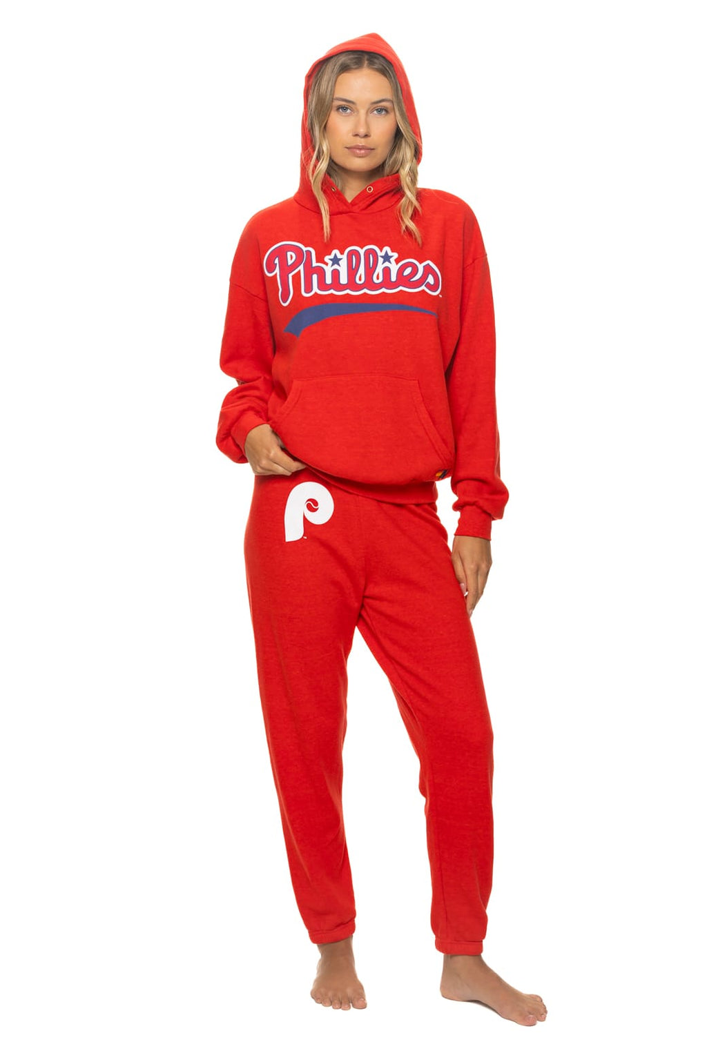 Retro PHILADELPHIA PHILLIES 2026 RELAXED PULLOVER HOODIE - RED